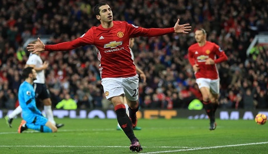 Mkhitaryan khai hỏa, Man Utd đá bại Totteham trên sân nhà