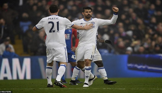 Premier League: Độc cô cầu bại Chelsea đánh bại Crystal Palace