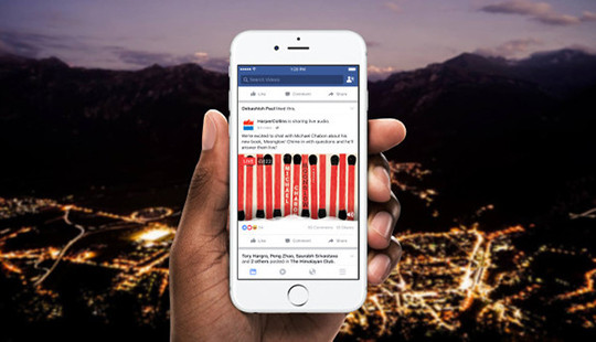 Sau Live Video, Facebook tiếp tục ra mắt Live Audio