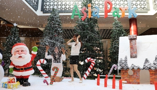 Noel về, rủ nhau đi ngắm tuyết rơi ở Thiên đường Giáng sinh Asia Park Đà Nẵng