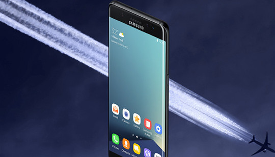 Chuyến bay Mỹ không thể hạ cánh vì trò đùa Galaxy Note 7