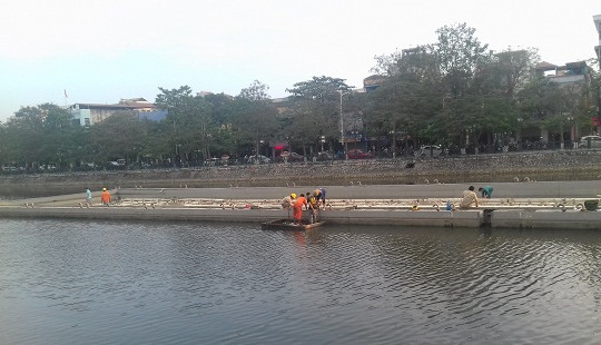 Hải Phòng:Tháo dỡ công trình nhạc nước trên hồ Tam Bạc
