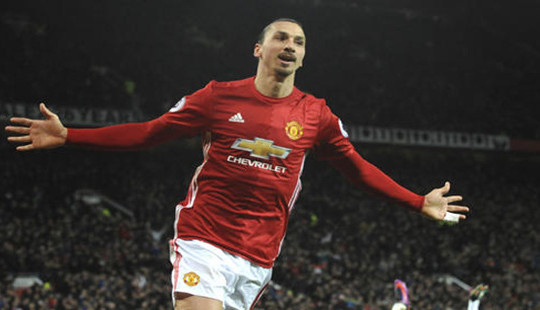 Ibrahimovic xác lập cột mốc đặc biệt trong màu áo MU