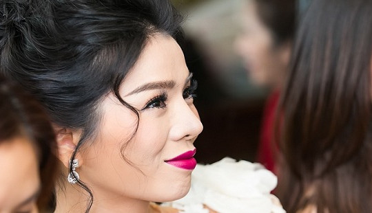 Lệ Quyên lại trở thành nàng thơ trong thiết kế của Hoàng Hải