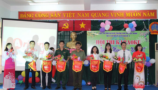TAND quận 4, Tp Hồ Chí Minh tổ chức hội thi hát karaoke