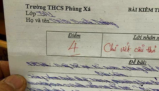 Dân mạng đua nhau dịch lại bài văn chữ xấu không thể tả của học sinh lớp 8