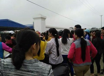 Thanh Hóa: Hơn 600 công nhân đình công đòi chế độ