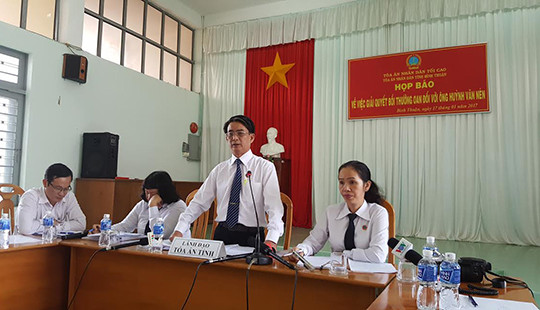 Ông Huỳnh Văn Nén đồng ý mức bồi thường hơn 10 tỷ đồng