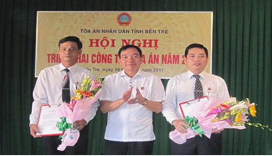 TAND các tỉnh: Bến Tre, Thừa Thiên-Huế, An Giang triển khai công tác năm 2017