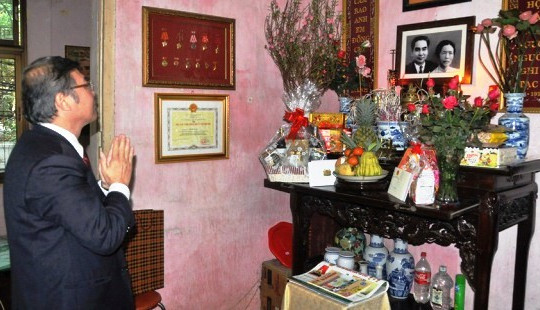 Phó Chánh án TANDTC Nguyễn Sơn chúc Tết nguyên lãnh đạo TANDTC, Trọng tài Kinh tế Nhà nước