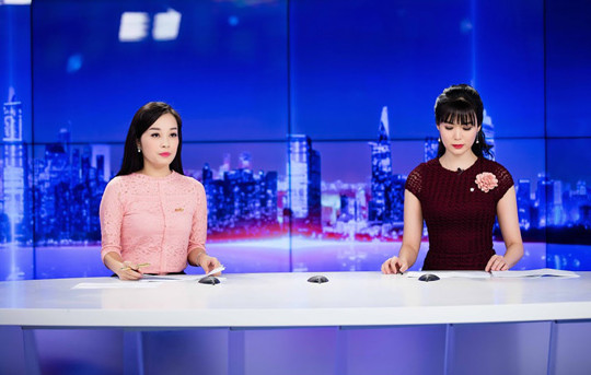 Minh Hương "Vàng Anh" sánh đôi Hoa hậu Thu Thuỷ làm mc bản tin an ninh