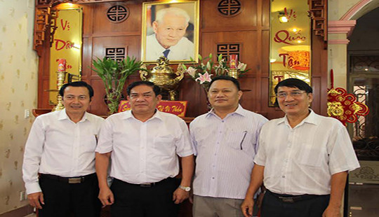 Chúc Tết nguyên lãnh đạo TANDTC tại Tp Hồ Chí Minh