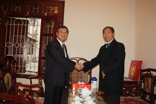 Phó Chánh án TANDTC Nguyễn Sơn chúc Tết nguyên lãnh đạo TANDTC