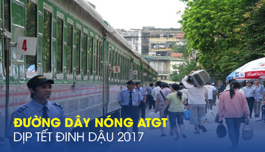 Đường sắt công bố 2 số điện thoại đường dây nóng ATGT dịp Tết