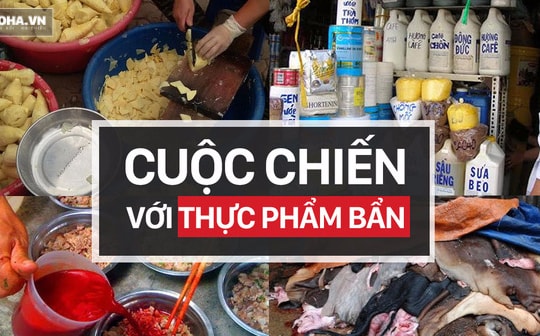Đường dây nóng tố cáo thực phẩm bẩn trực 24/24