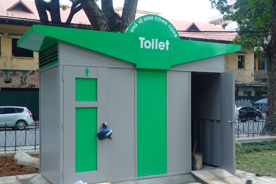 Mới đi vào hoạt động 2 trong tổng số 1.000 nhà vệ sinh công cộng