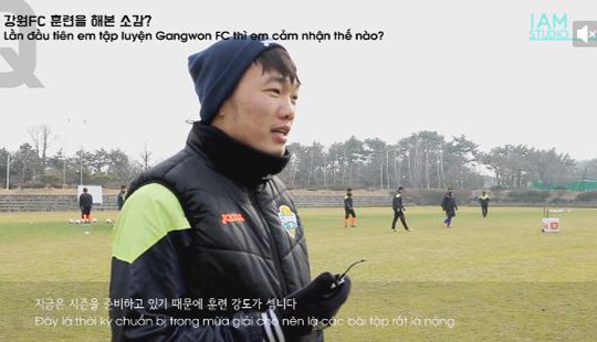 Xuân Trường được đá chính từ đầu mùa cho Gangwon FC