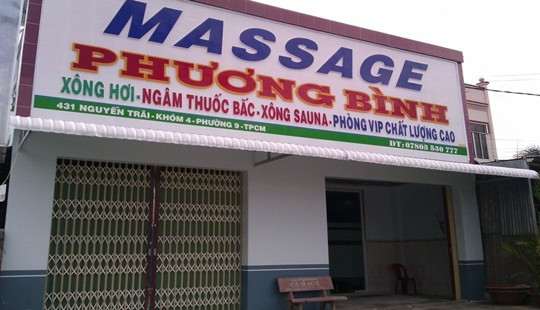 Triệt phá ổ mại dâm núp bóng cơ sở massage