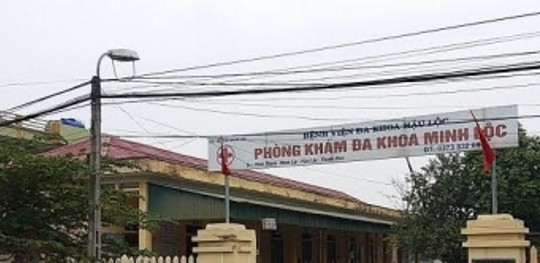 Thanh Hóa: Báo cáo việc bệnh nhân tử vong sau vài giờ vào phòng khám