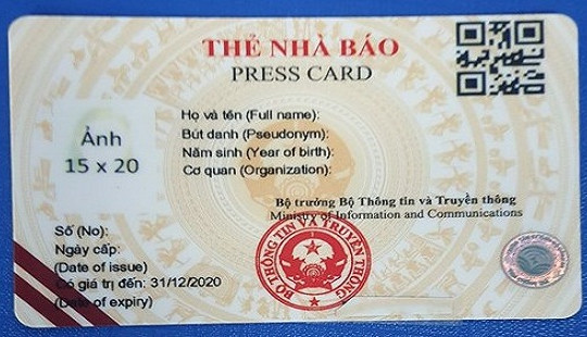 Thu hồi thẻ nhà báo của ông Trần Thanh Thắng