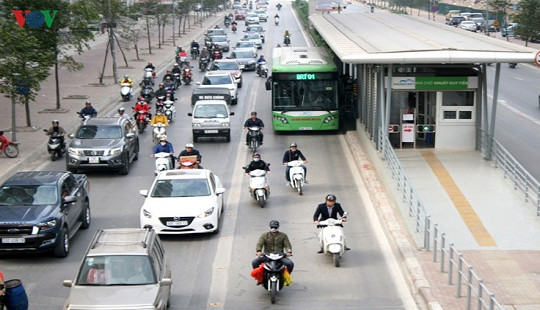 Giờ nào đi vào làn xe buýt BRT sẽ bị phạt?