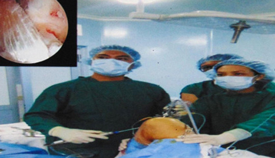 TP.HCM: Bệnh viện huyện mổ nội soi dây chằng chéo thành công