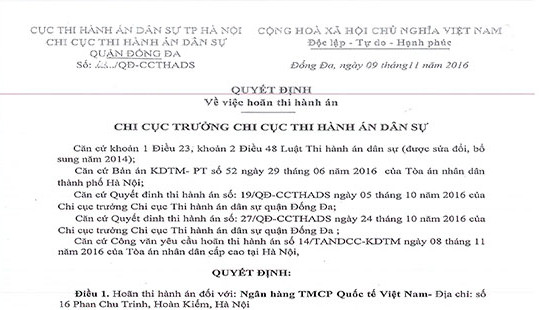 Tranh chấp thư bảo lãnh Ngân hàng Quốc tế và Công ty Nhôm Đông Á: Hủy bản án sơ thẩm và phúc thẩm