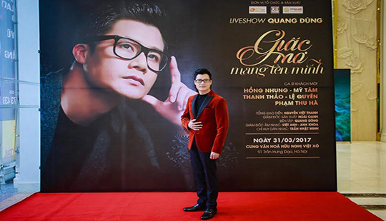 Liveshow Quang Dũng: "Giấc mơ mang tên mình" kỷ niệm 20 năm ca hát