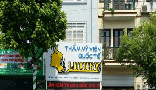 Bán mỹ phẩm không rõ nguồn gốc, thẩm mỹ viện Luxury bị xử phạt 15 triệu đồng