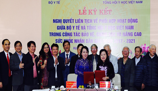 Bộ Y tế "bắt tay" Tổng hội Y học trong chăm sóc sức khỏe nhân dân