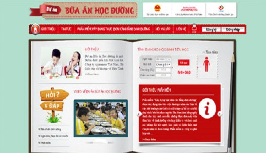 Xây dựng thực đơn cho bữa ăn bán trú trong nhà trường