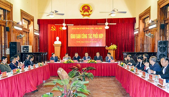 TANDTC tăng cường phối hợp với các cơ quan hoạt động tư pháp và Ban Nội chính Trung ương