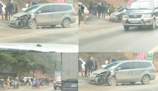Ô tô Cativan tông xe máy đi ngược chiều, 1 người tử vong