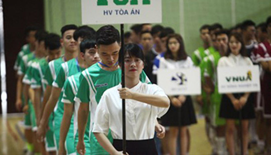 Đoàn Thanh niên Học viện Tòa án hưởng ứng tháng Thanh niên