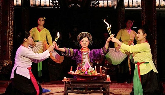 Lễ đón bằng UNESCO ghi danh Thực hành tín ngưỡng thờ Mẫu