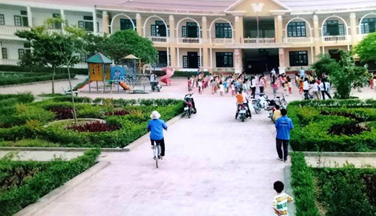 Trường Mầm non Hưng Lộc nỗ lực xây dựng trường chuẩn Quốc gia