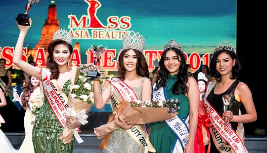 Hoa khôi Phú Yên đăng quang Hoa hậu sắc đẹp Châu Á 2017