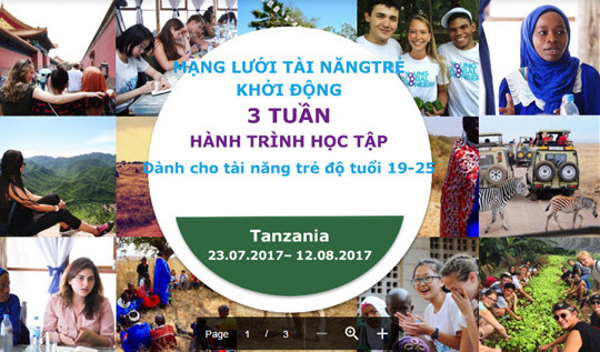 Cơ hội học tập cho các nhà lãnh đạo tương lai