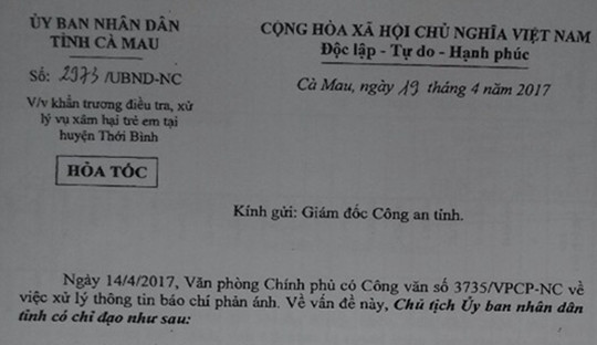 Vụ bé gái tự tử sau khi tố bị xâm hại: Xem xét trách nhiệm những cán bộ liên quan