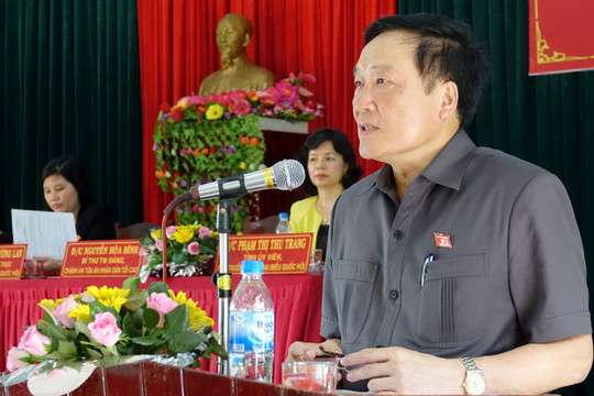 Chánh án TANDTC Nguyễn Hòa Bình: Phải hoàn thành những ý nguyện chính đáng của cử tri