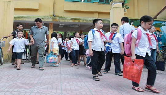 Hà Nội áp dụng mức đóng học phí mới cho năm học 2017-2018