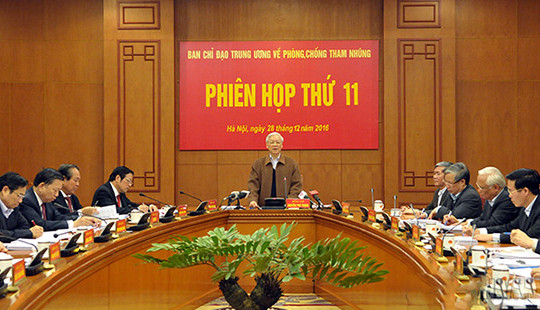 Thành lập 8 Đoàn kiểm tra, giám sát điều tra, truy tố, xét xử các vụ án tham nhũng