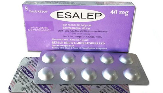 Rút số đăng ký, đình chỉ lưu hành thuốc Esalep điều trị loét dạ dày