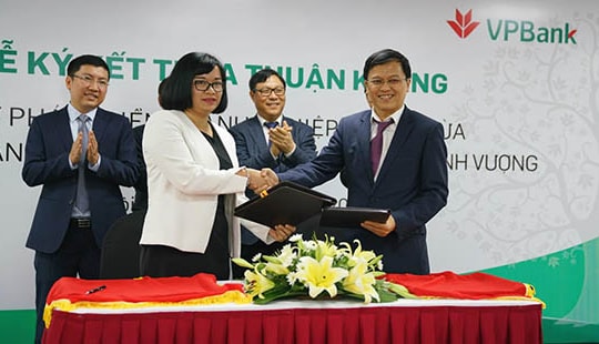 VPBank được chọn là ngân hàng nhận ủy thác từ Quỹ Phát triển Doanh nghiệp nhỏ và vừa