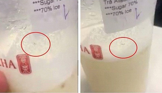Đà Nẵng: Xôn xao clip trà sữa nổi tiếng “có giòi”