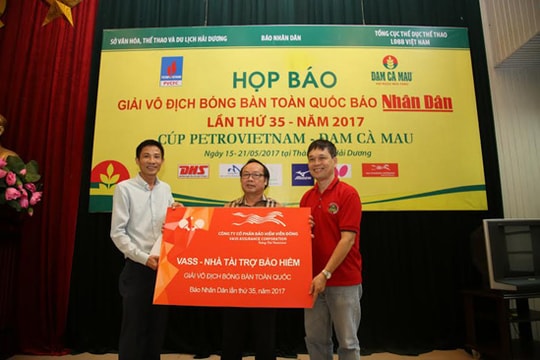 Khởi tranh giải bóng bàn toàn quốc báo Nhân Dân 2017