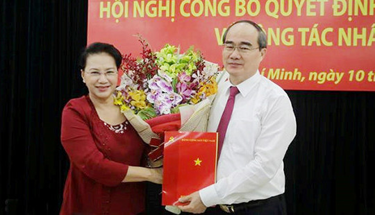 Ông Nguyễn Thiện Nhân trở thành tân Bí thư Thành ủy TP HCM