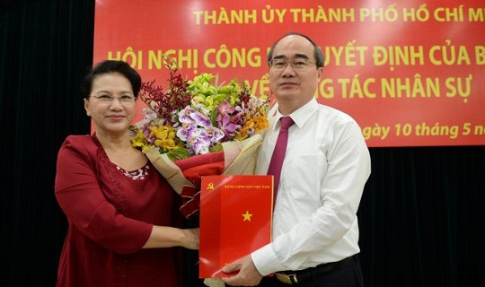 Ông Nguyễn Thiện Nhân làm Bí thư Thành ủy TPHCM