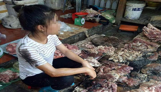 Hai người phụ nữ hắt chất bẩn vào hàng thịt lợn bị xử lý thế nào?