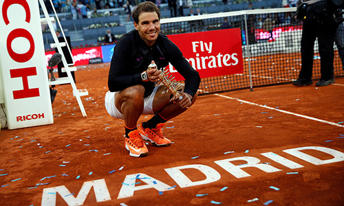 Nadal vô địch Madrid Mở rộng, soán vị trí Federer trong top 4